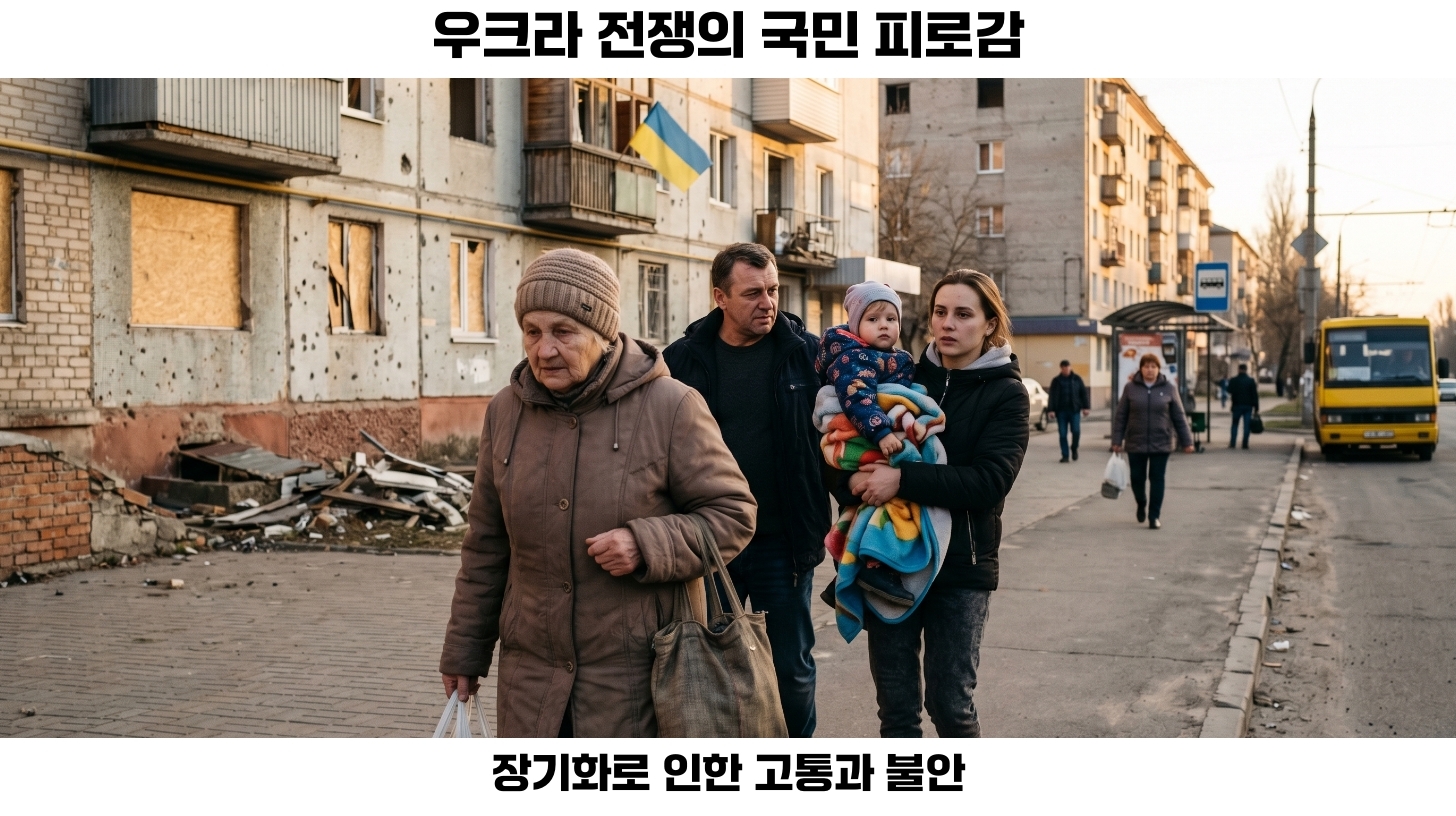 전쟁 장기화가 우크라이나 국민에게 미친 영향