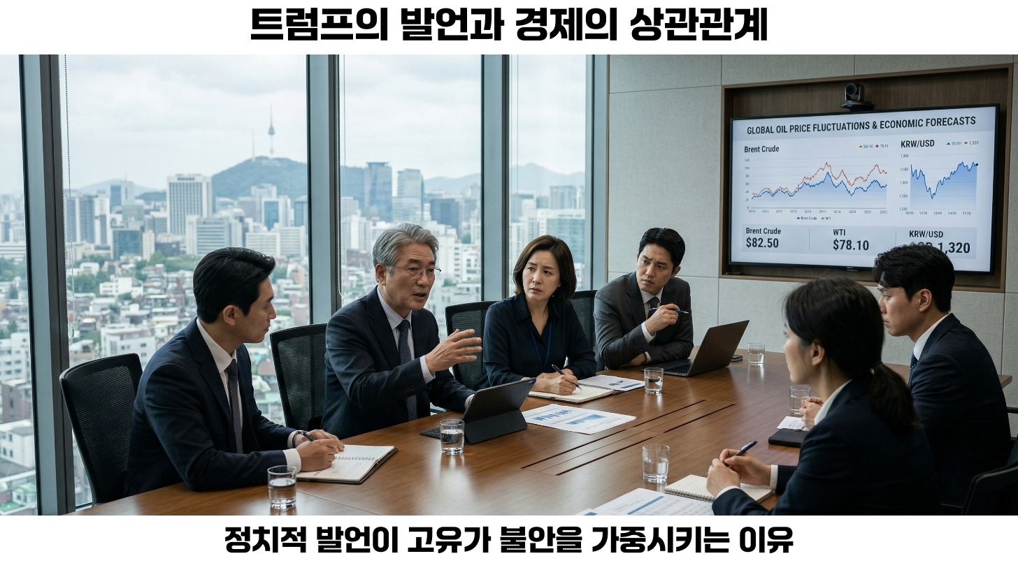 트럼프의 발언이 고유가에 미치는 잠재적 영향