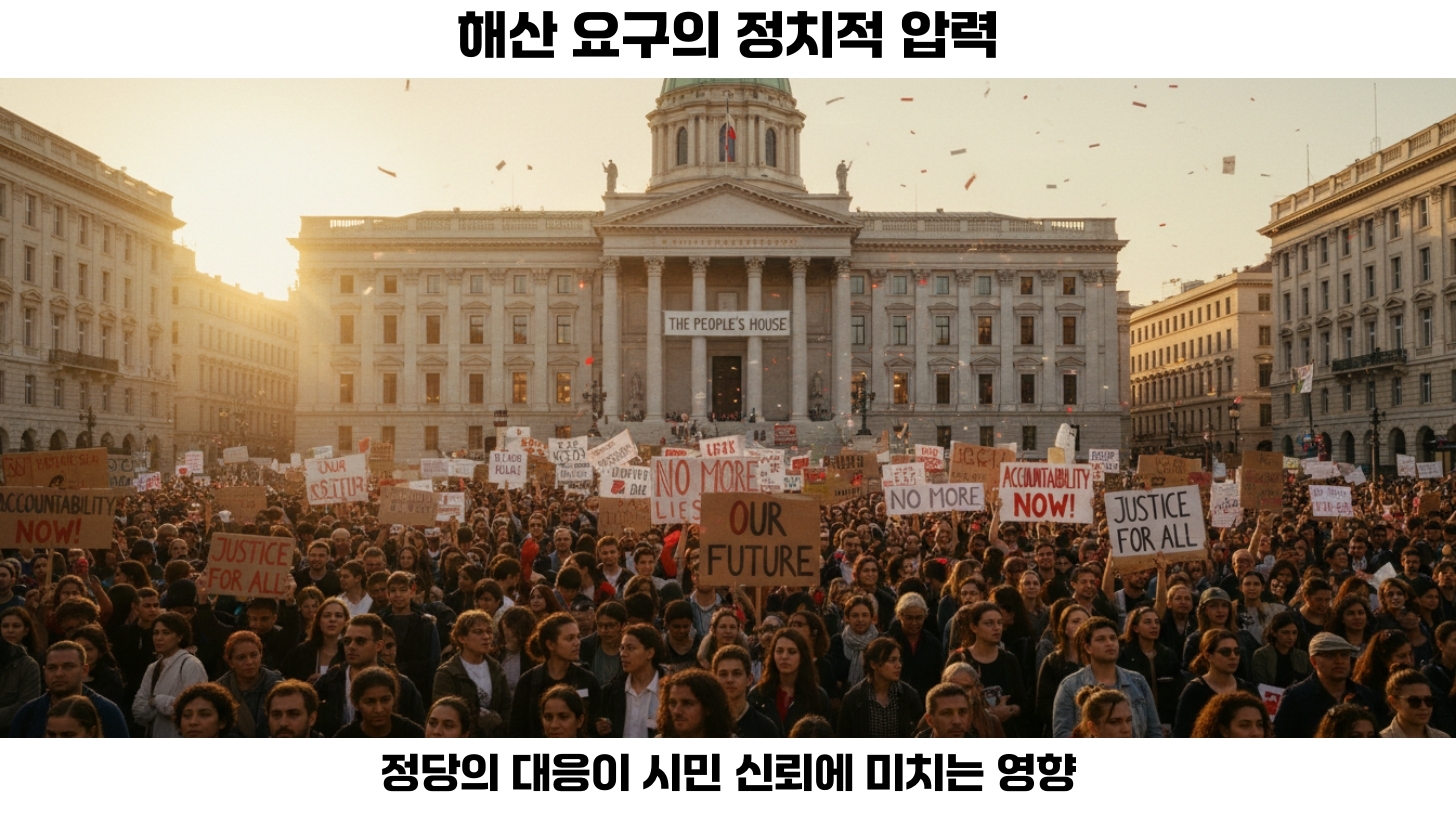 정당 해산 요구, 정청래 발언에 대한 반응