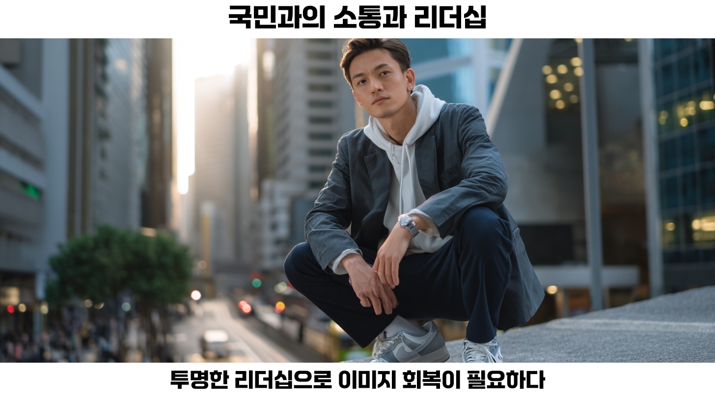 李대통령의 75만원 운동화 논란이 초래한 지지율 하락과 이미지 변화 5 대통령 이미지 회복의 과제