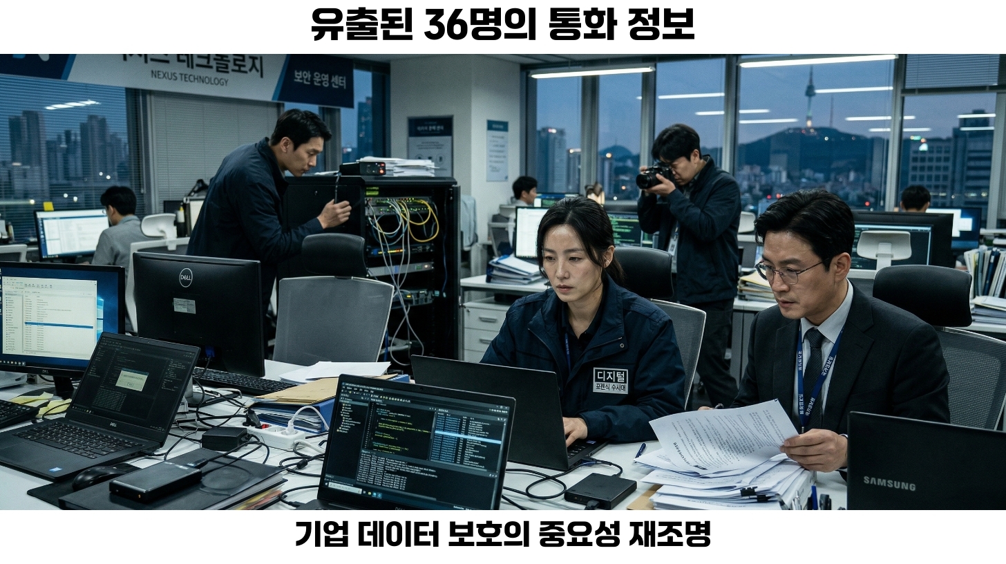 고객 36명 통화 정보 유출 사건의 전말