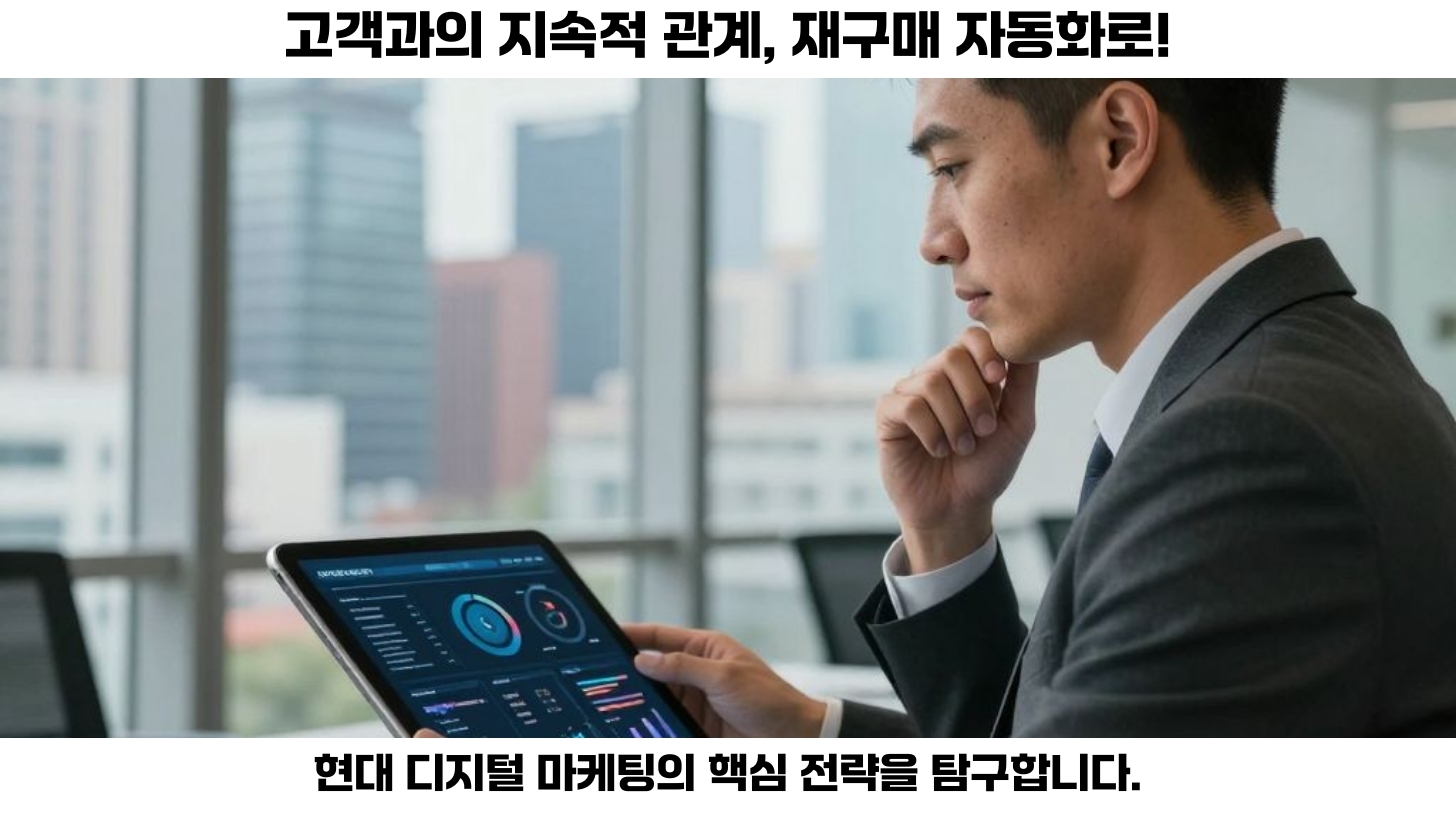 첫번째, 현대의 디지털 마케팅에서 고객과의 지속적인 관계를 유지하는 것은 매우 중요하며, 그 가운데 재구매 자동화 구조는 필수 요소로 자리 잡고 있습니다.