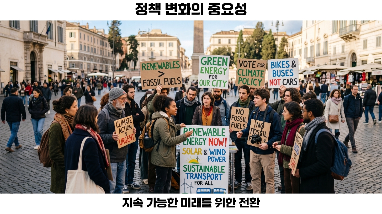 지속 가능성을 위한 개인과 기업의 역할