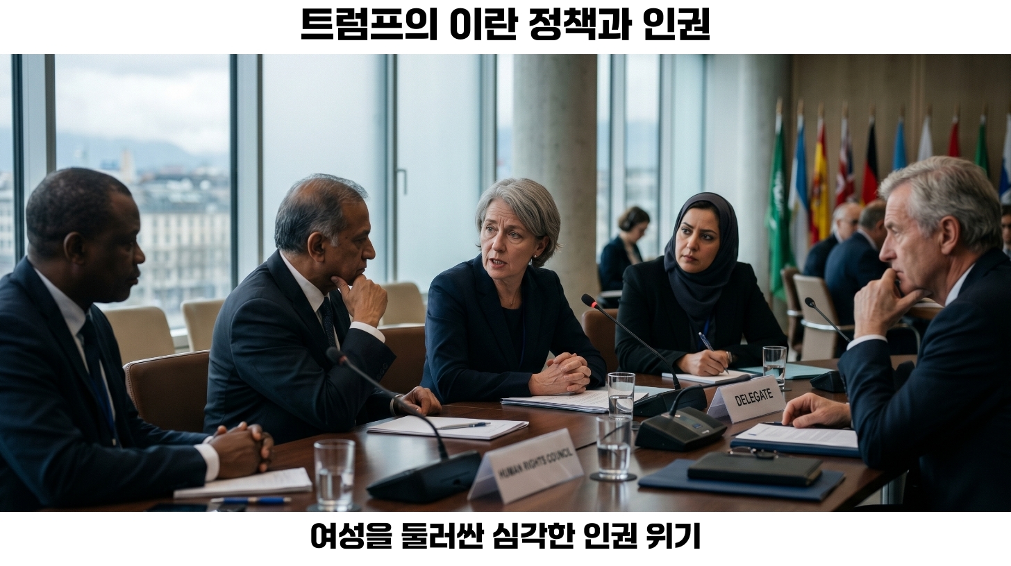 트럼프가 주목한 이란의 인권 위기: 여성 처형 문제의 심각성 2 트럼프의 외교 정책과 이란의 인권 상황
