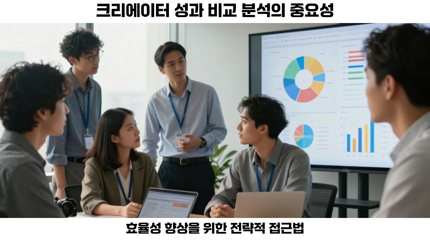 첫번째, 크리에이터별 성과를 비교 분석하는 방법은 많은 마케팅 전문가들에게 유용한 전략으로 자리잡고 있습니다.