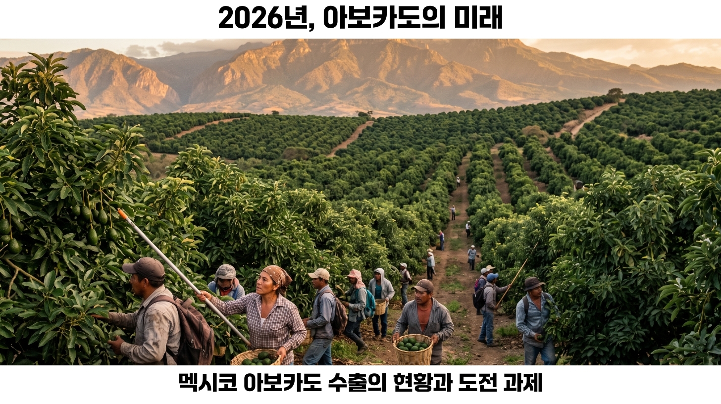 멕시코 아보카도 수출의 성장 배경