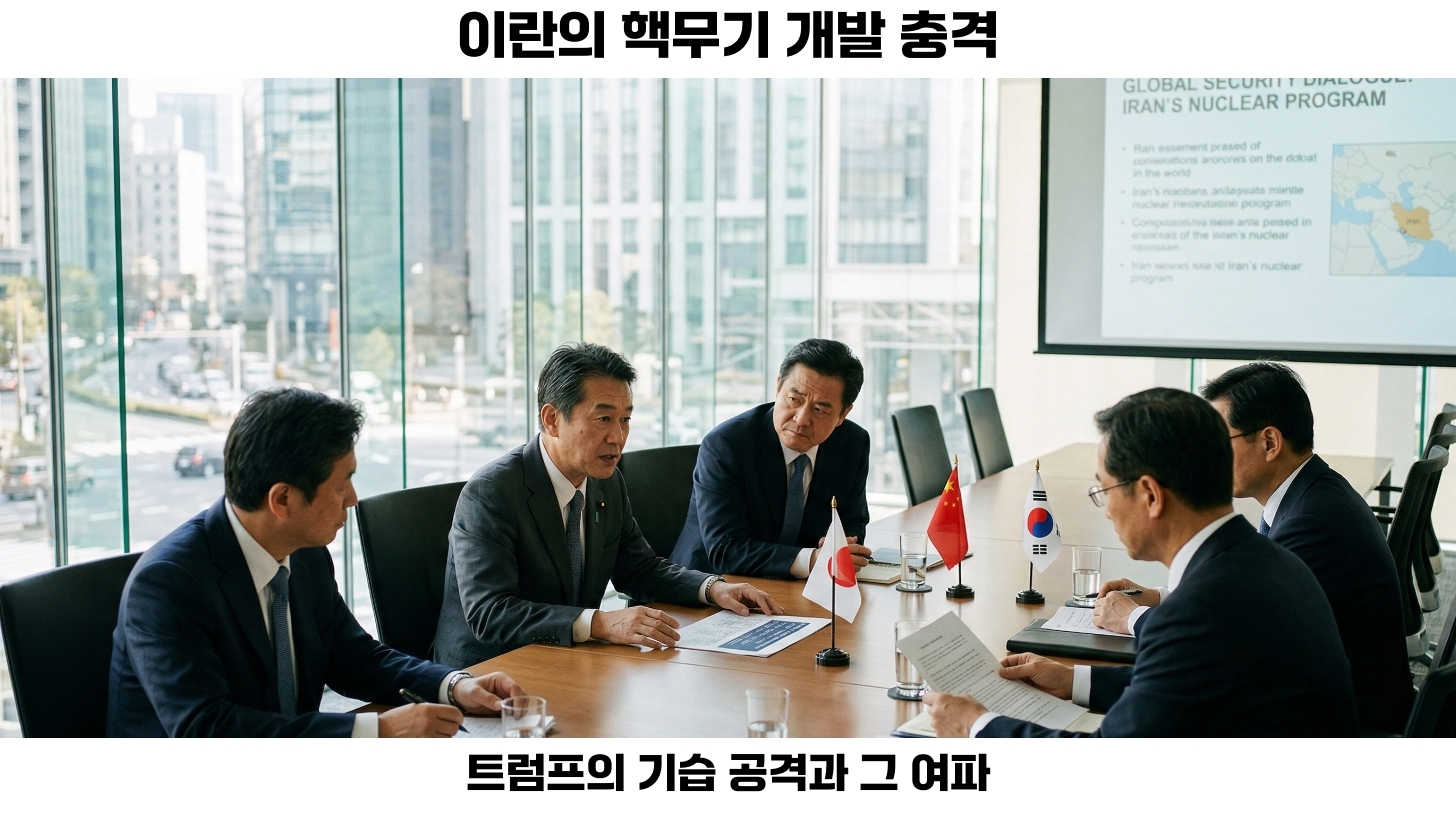 이란 핵무기 개발 충격: 트럼프의 기습 공격과 국제 사회의 반응 분석 2 이란 핵무기 개발 현황: 위협 요소와 안보 이슈