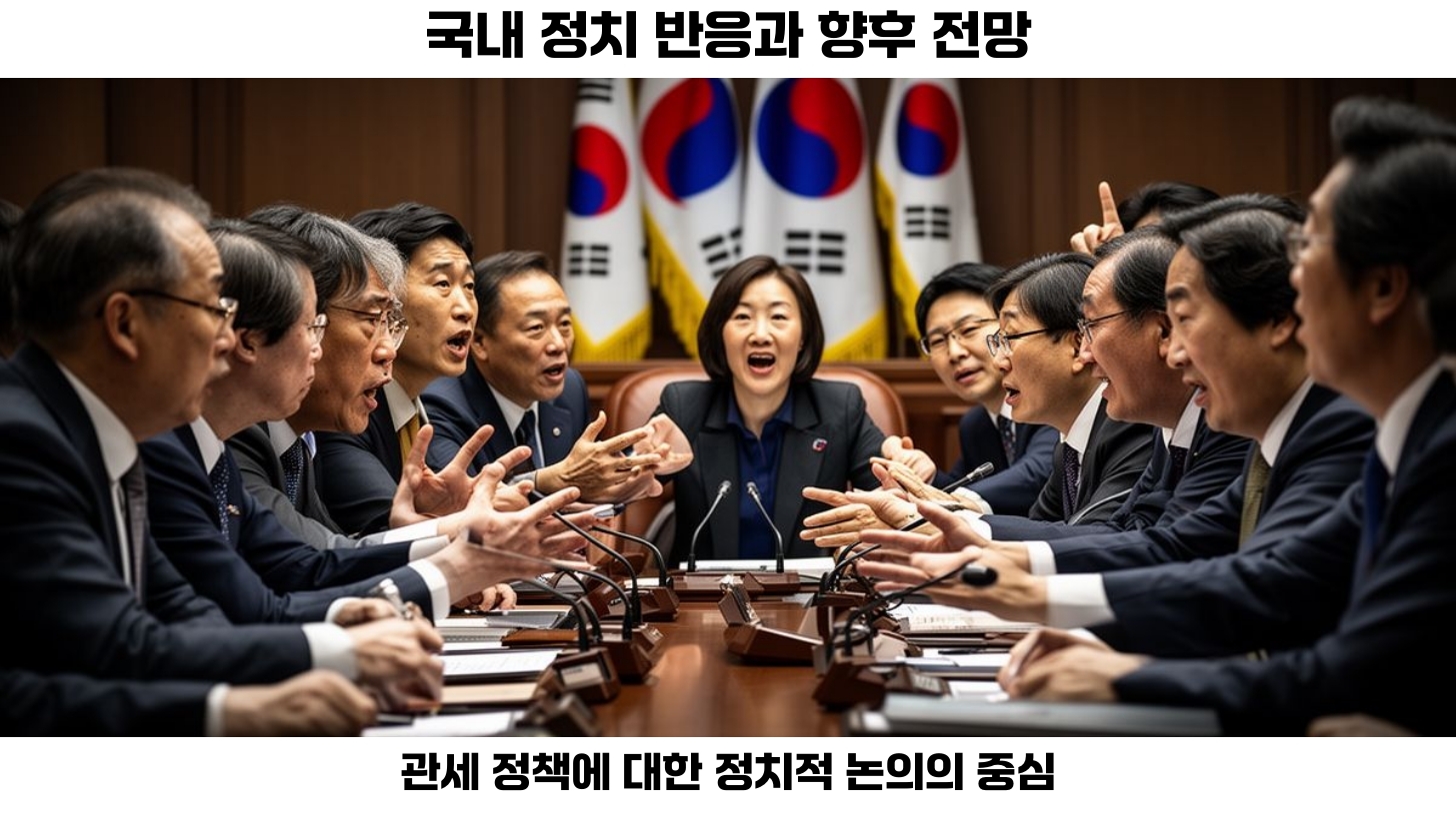 국내 정치 반응 및 향후 대응 전략