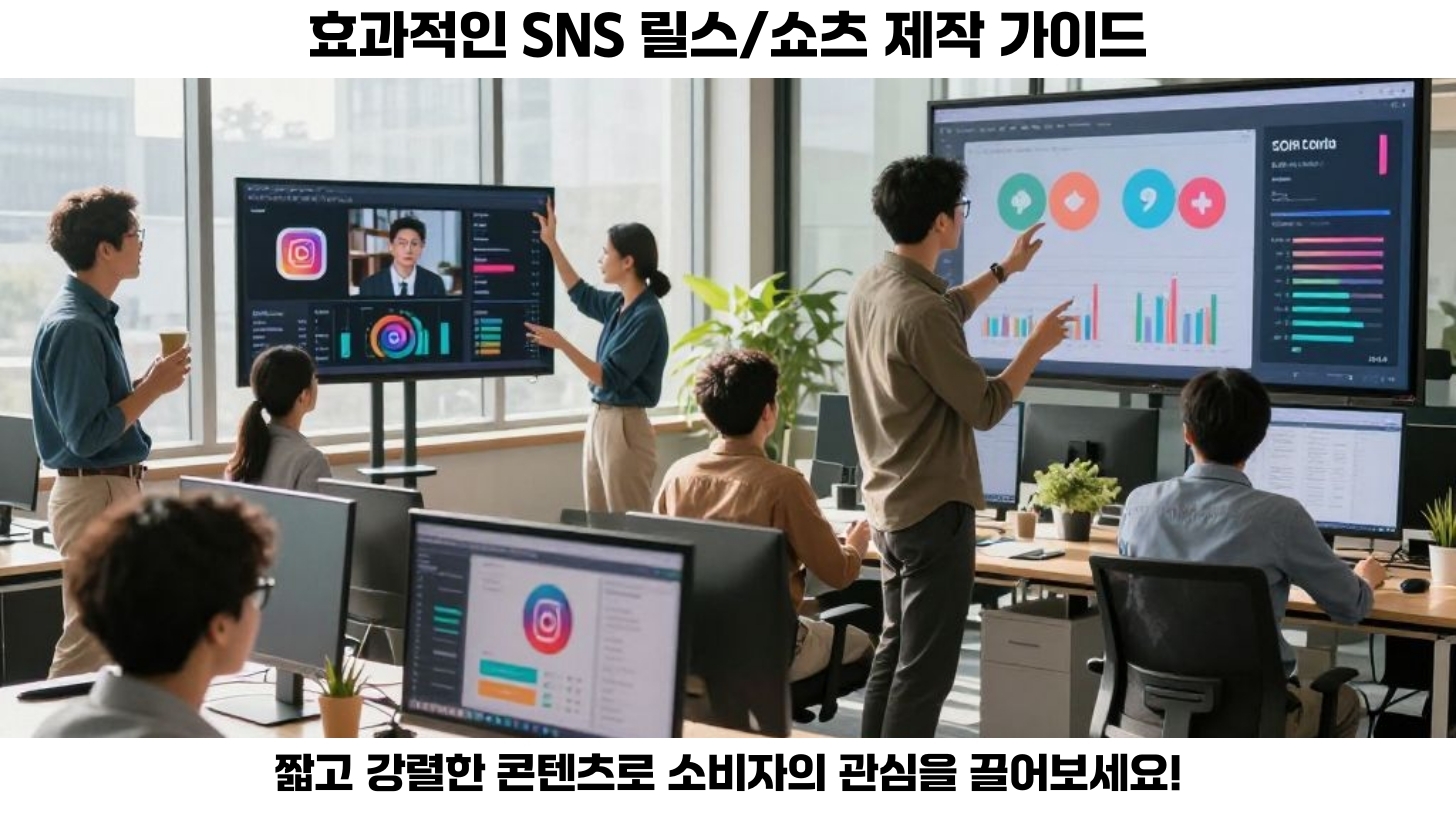 첫번째, SNS 릴스와 쇼츠는 현대 디지털 마케팅에서 없어서는 안 될 중요한 요소입니다.