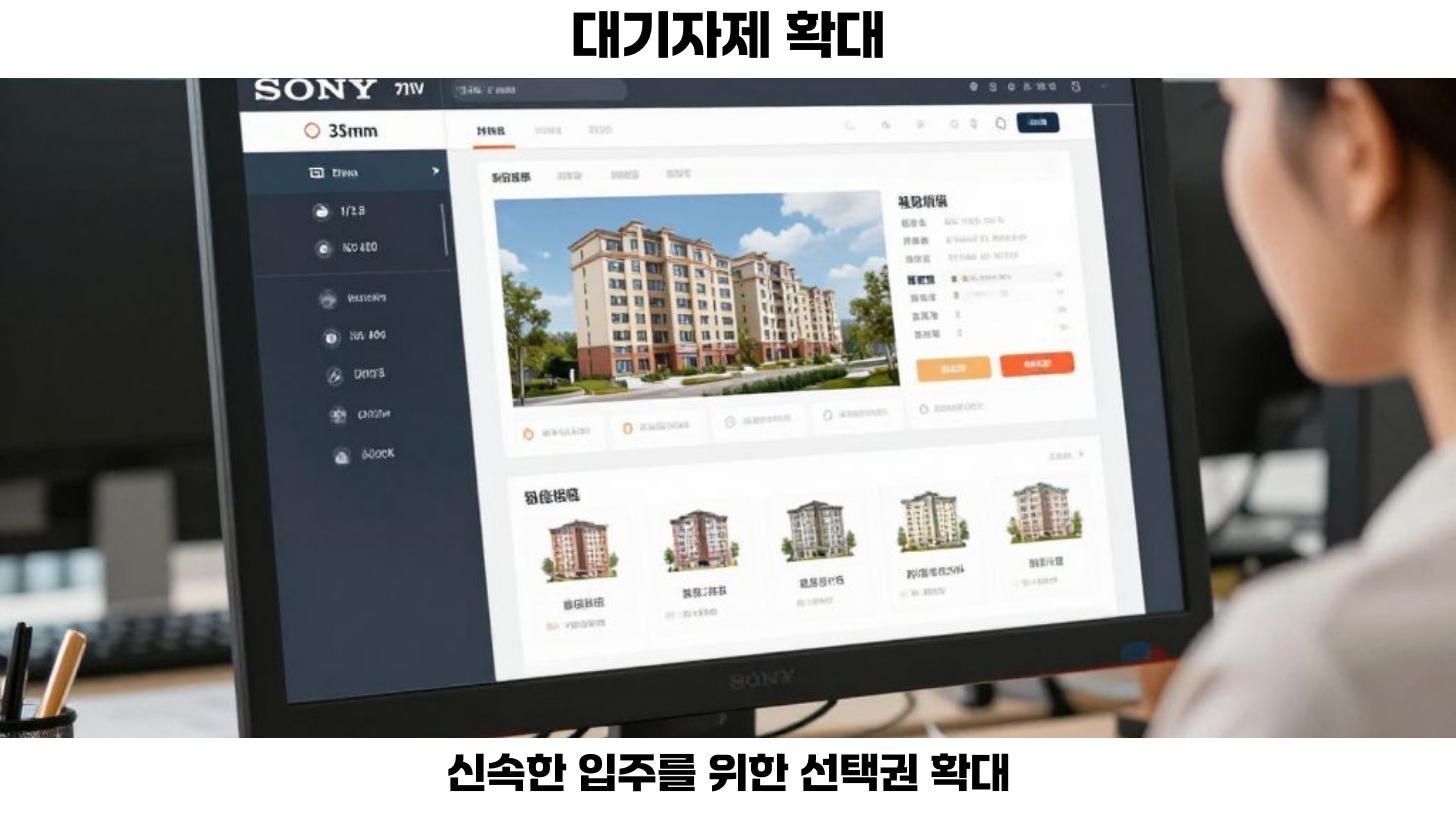 두번째, 대기자제 확대를 통해 공실 발생 시 대기자가 신속하게 입주할 수 있는 길이 열리게 된다.