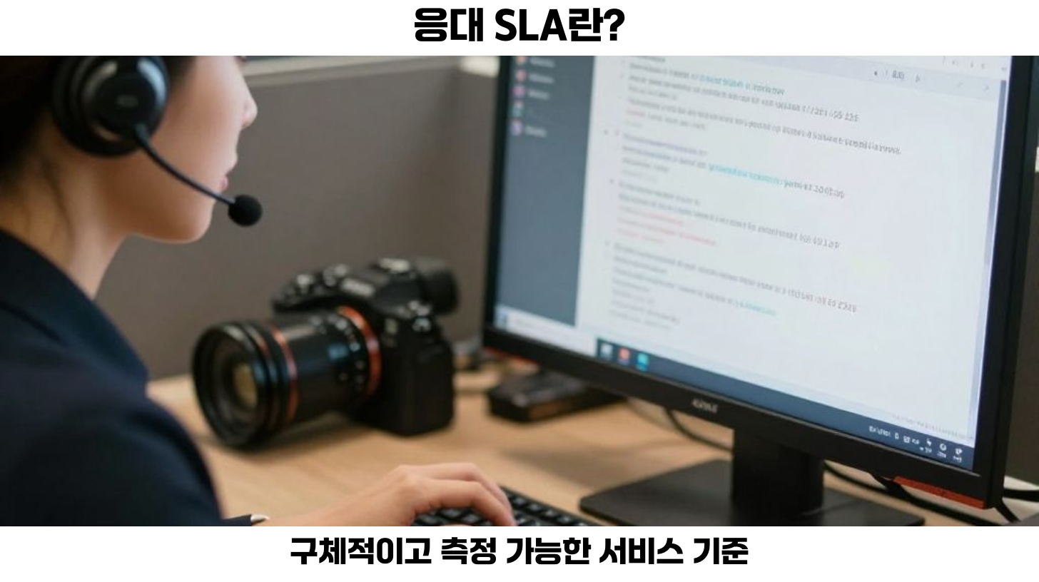 응대 SLA 기준 - 최초 응답 시간과 해결 시간은 고객의 경험과 직접적인 연관이 있습니다.