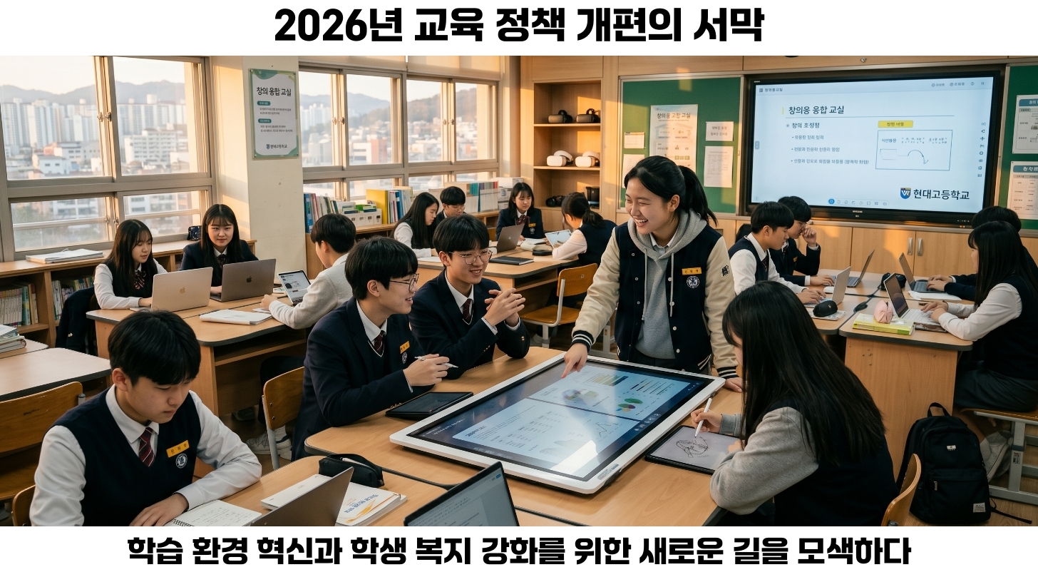 2026년 교육 정책 개편: 학습 환경 혁신과 학생 복지 강화를 위한 새로운 길 2 현행 교육 정책의 문제점과 개선 방향