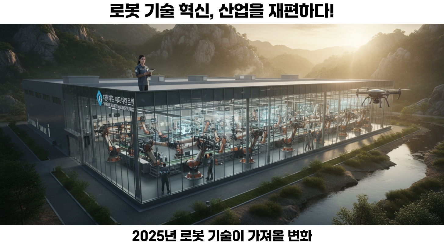 2025년 로봇 기술 혁신이 산업 현장을 어떻게 변화시킬 것인가 2 로봇 기술 혁신: 제조업의 새로운 패러다임