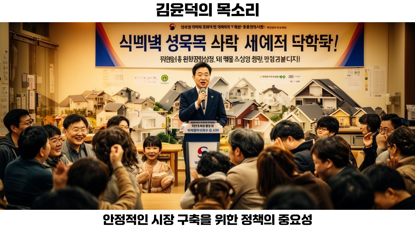 부동산 시장 안정화를 위한 정부의 역할과 정책