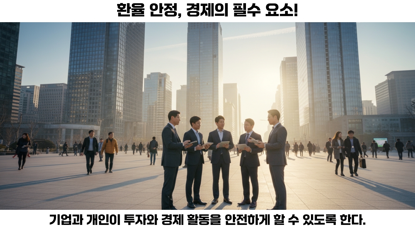 환율 안정의 중요성과 기업 경쟁력 강화