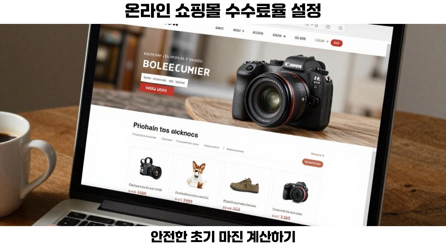 온라인 쇼핑몰의 수수료율 설정