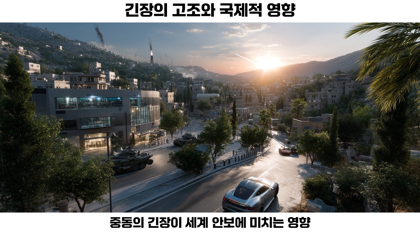 중동 지역의 긴장 감지: 군사적 대응과 외교적 해법