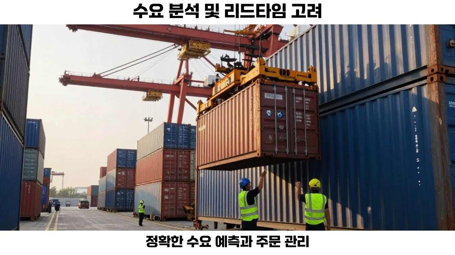 수요 분석을 통해 보다 정확한 수요 예측이 가능해집니다.