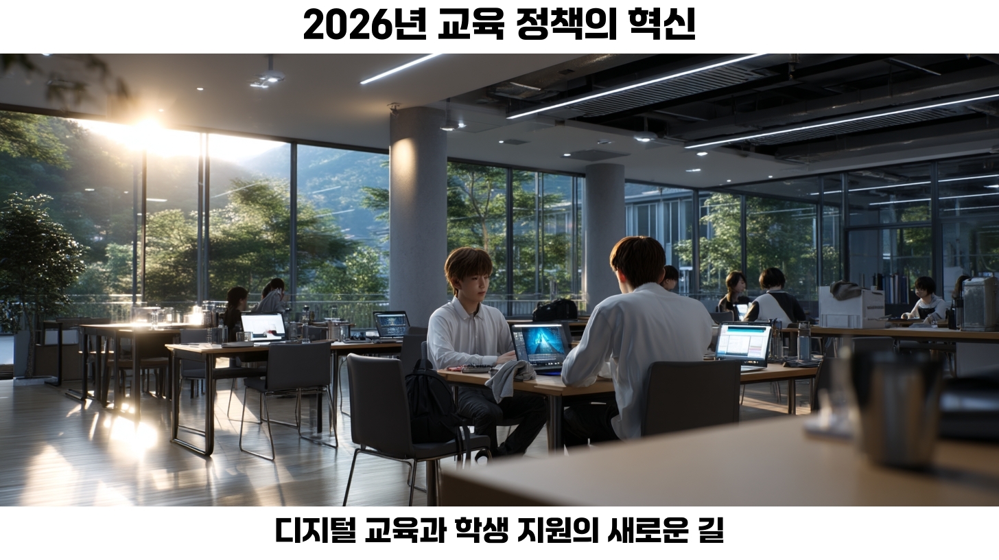 2026년 교육 정책의 혁신: 디지털 교육과 학생 지원의 새로운 길 2 디지털 교육의 중요성과 최근 정책 변화