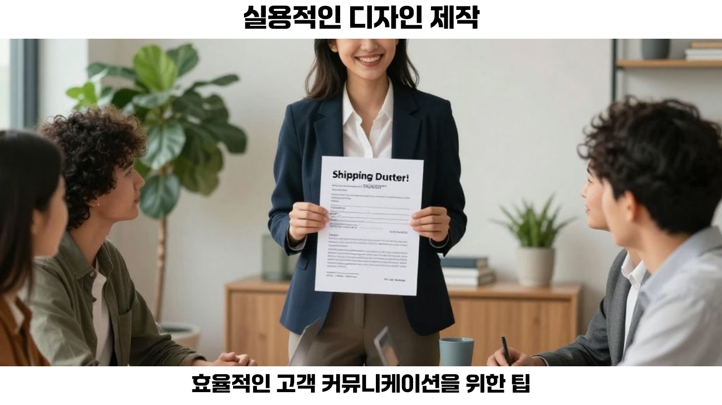 배송 지연 공지를 보다 정중하게 전달하는 방법.