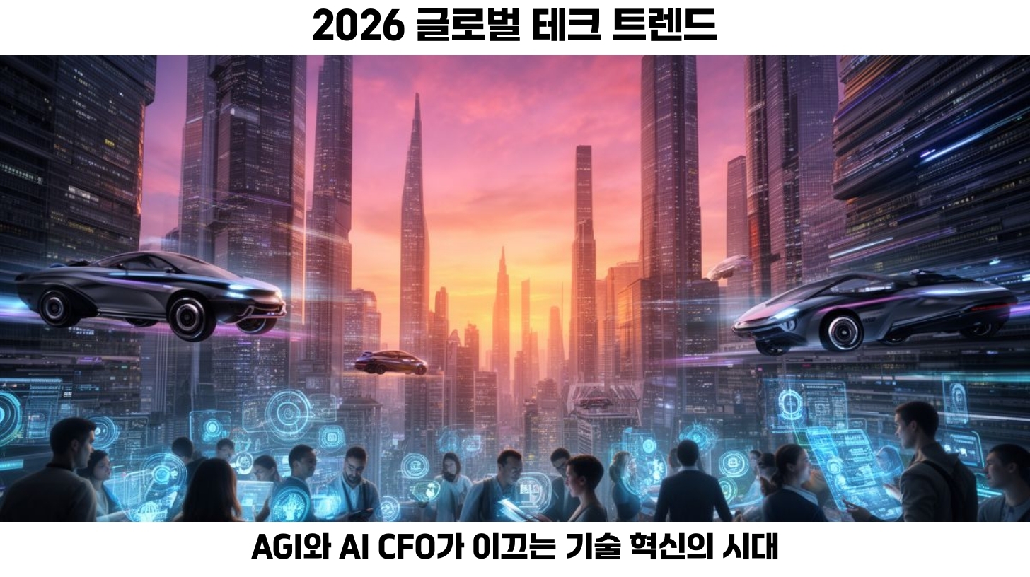 2026 글로벌 테크 트렌드: AGI와 AI CFO가 이끄는 새로운 기술 패권 전쟁 2 AGI 트렌드가 주도하는 2026년 인공지능의 미래