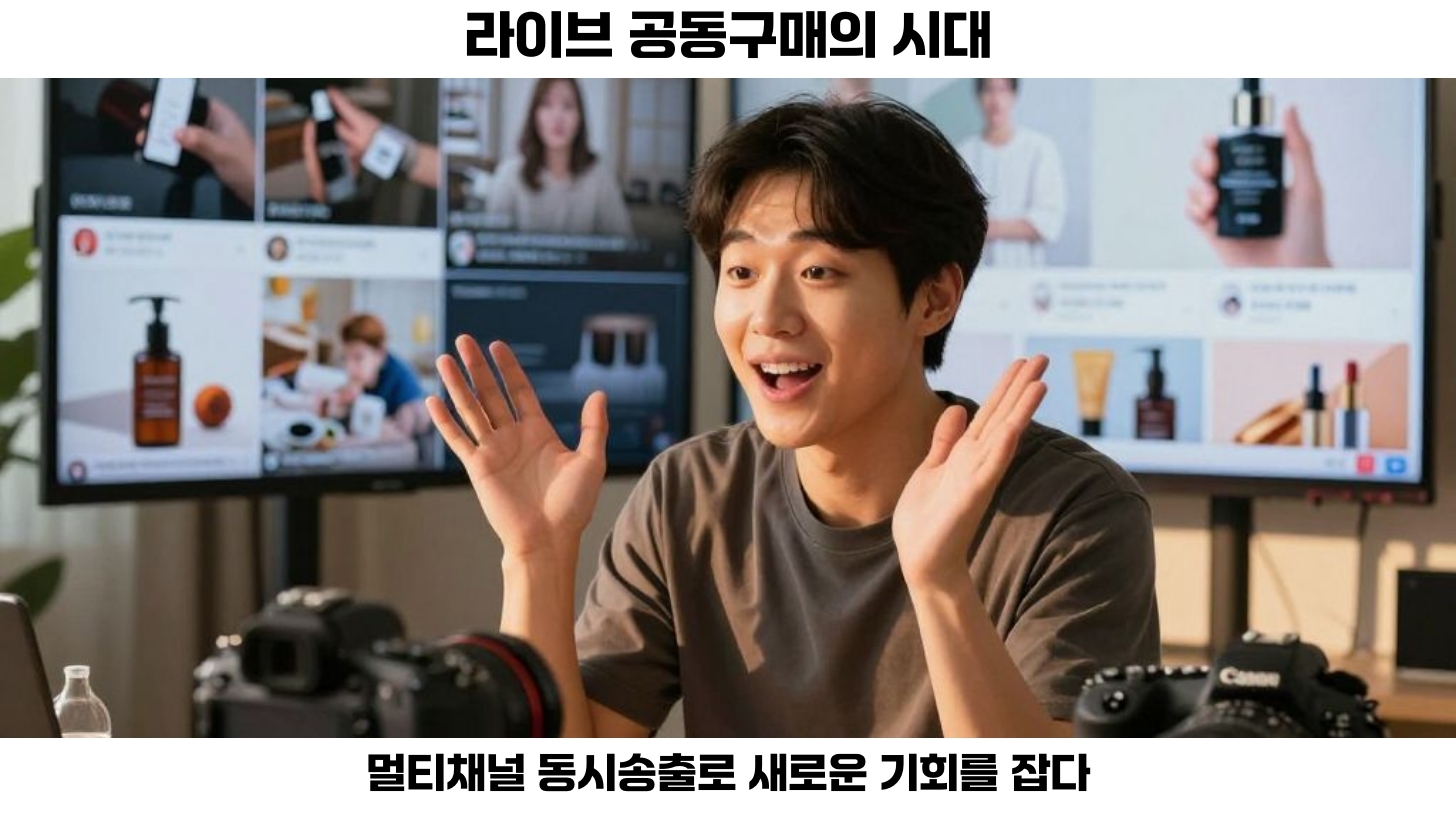 첫번째 라이브 공동구매의 인기가 날로 높아짐에 따라, 다양한 채널을 통해 동시에 송출하는 멀티채널 동시송출 방법이 주목받고 있습니다.