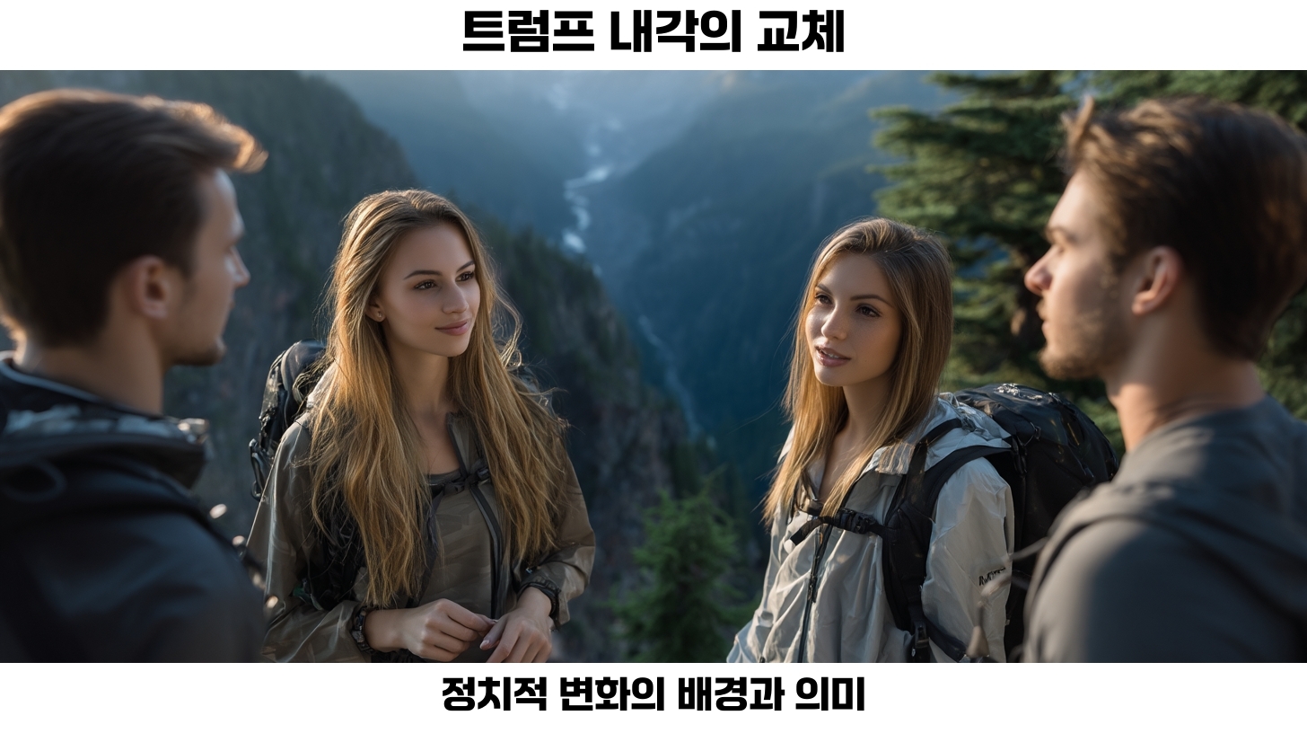 트럼프 내각 교체의 정치적 변화