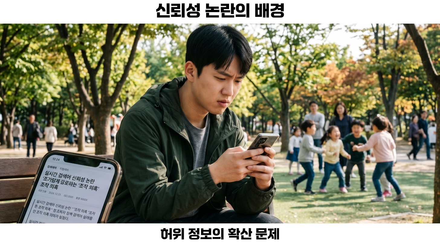 검색 서비스의 신뢰성 논란과 사용자 반응