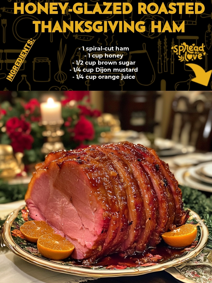 Honey-Glazed Roasted Thanksgiving Ham