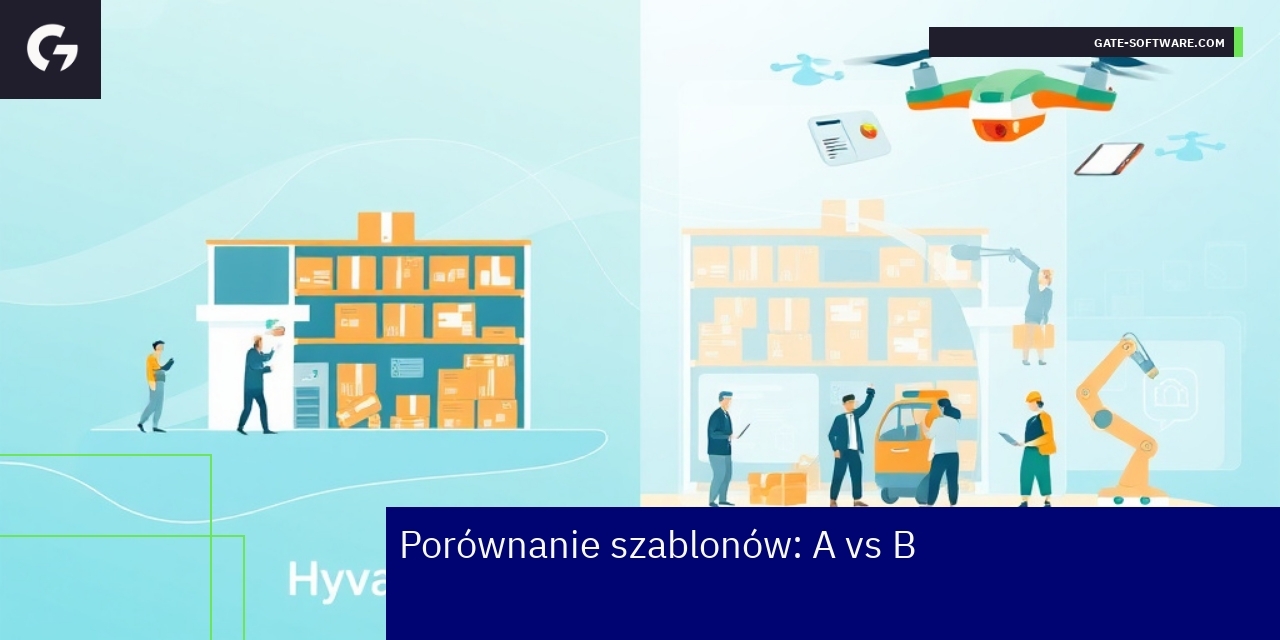Schemat porównania szablonów Hyva A i B