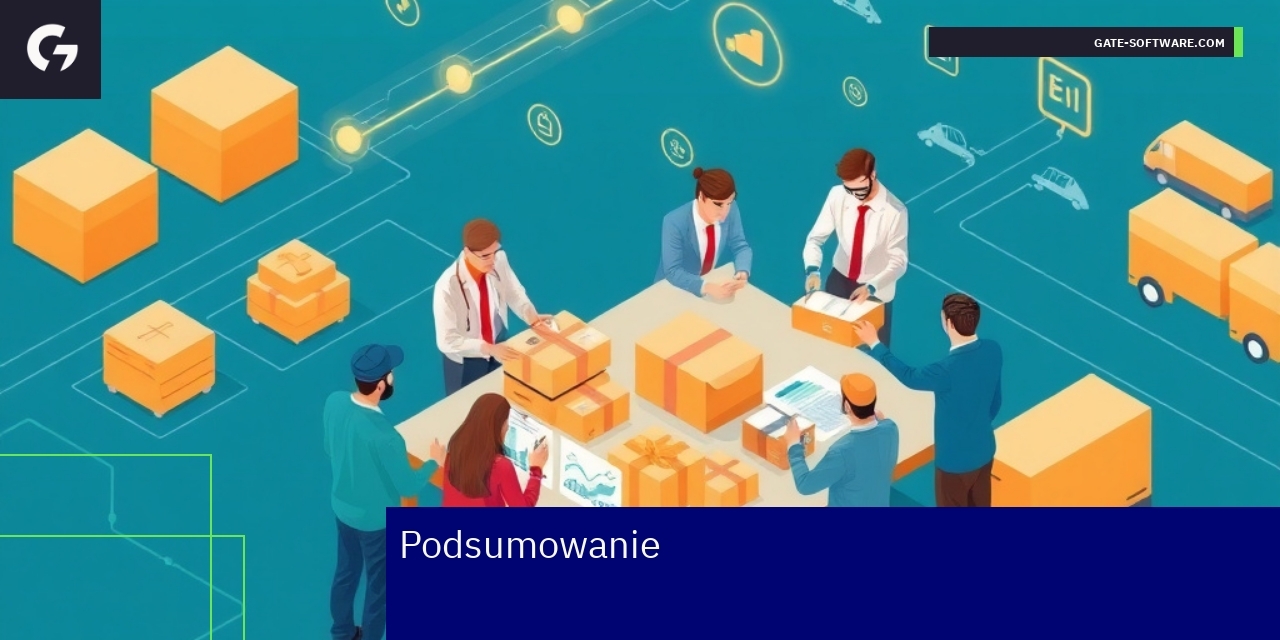 Zespół fachowców przy komputerach pracujących nad Magento
