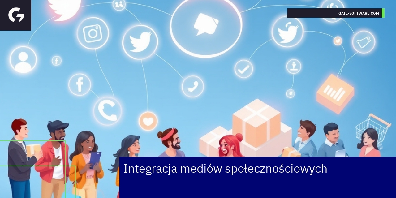 Integracja mediów społecznościowych w Hyva e-commerce Schemat integracji mediów społecznościowych z e-commerce