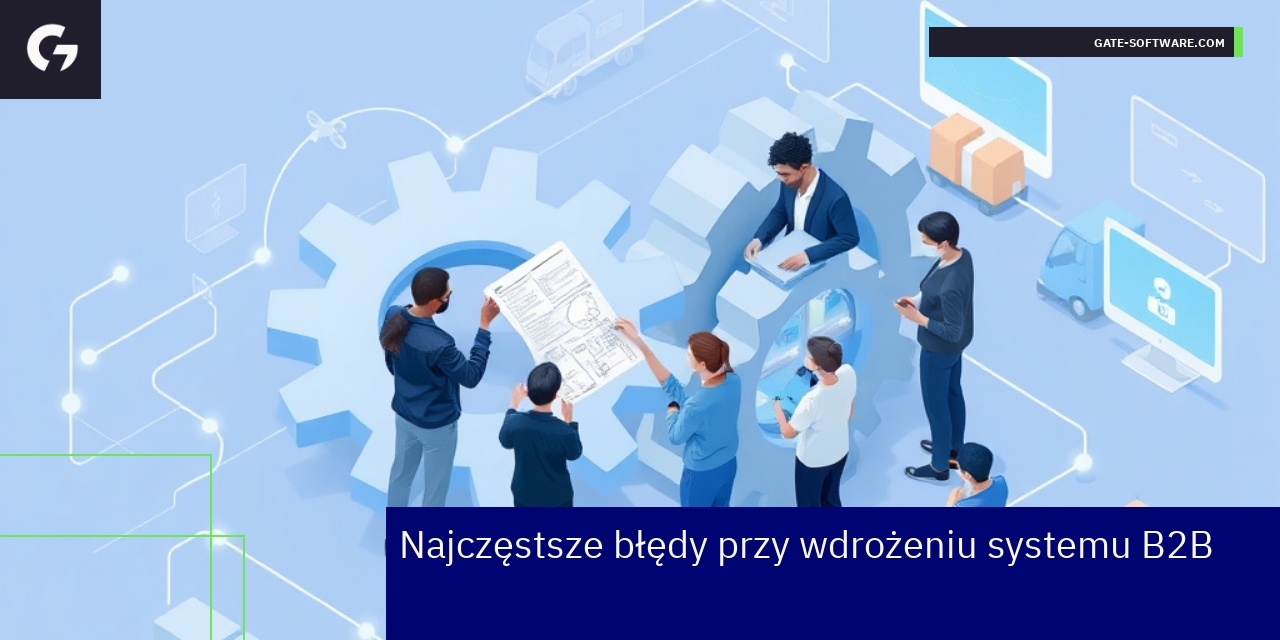 Najczęstsze błędy we wdrożeniach systemów B2B Schemat błędów przy wdrożeniu systemu B2B