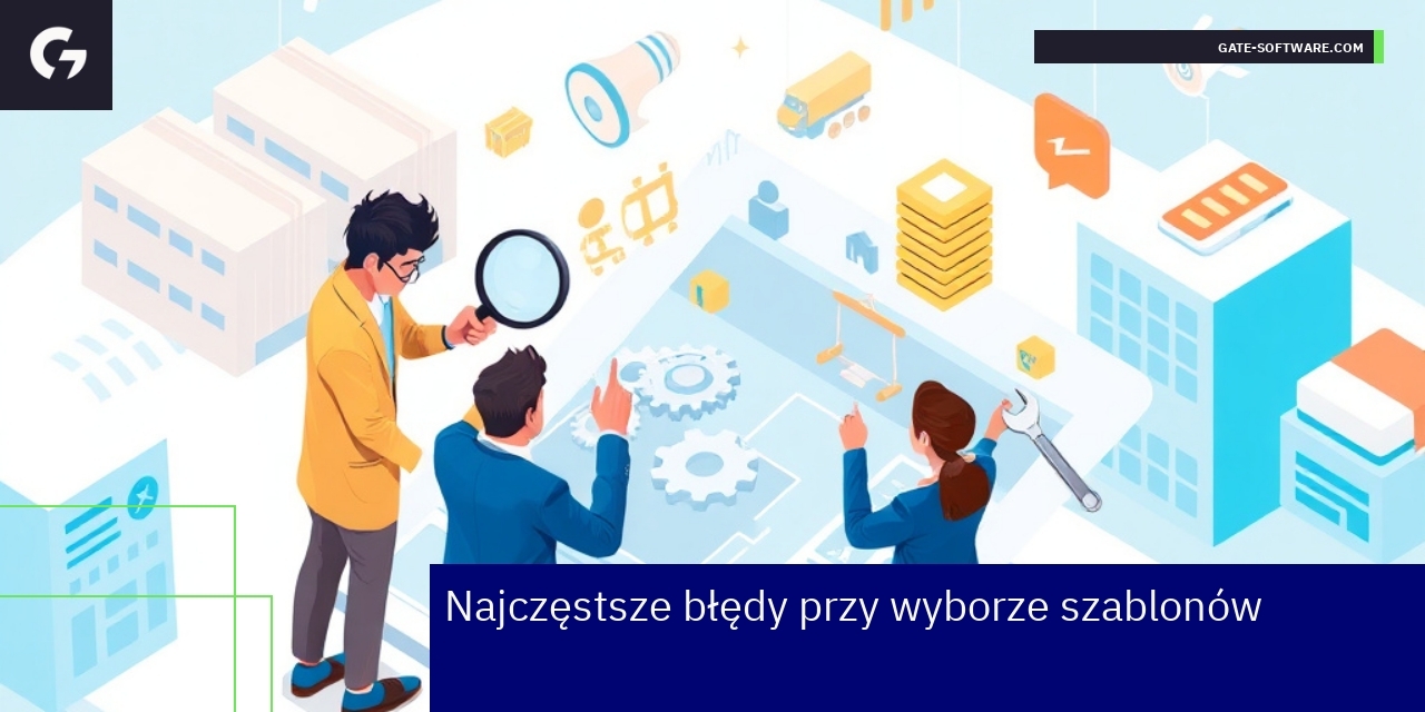 Ikony problemów technicznych, UX i aktualizacji