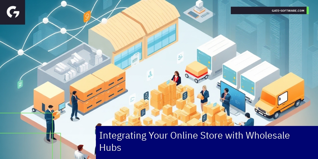 Integrating Online Stores with Wholesale Hubs Digital connection between stores and wholesale hubs
