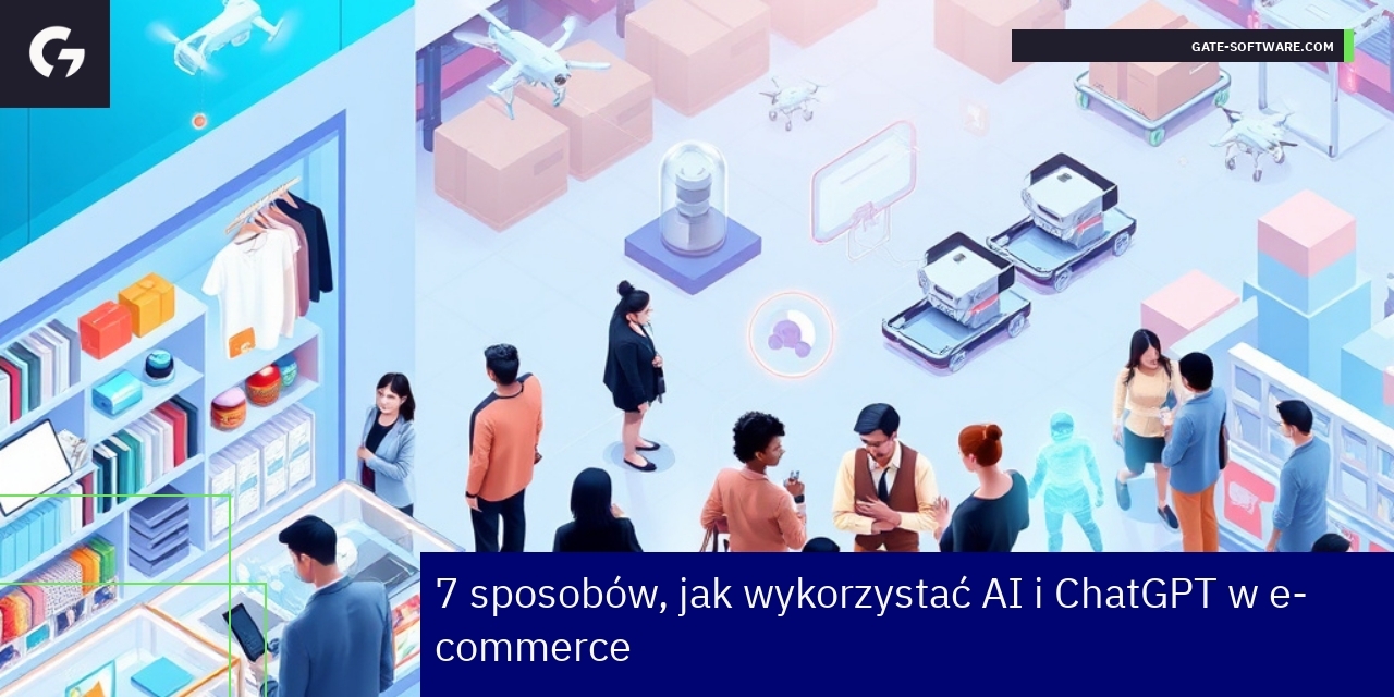 Schemat zastosowania AI i ChatGPT w handlu elektronicznym