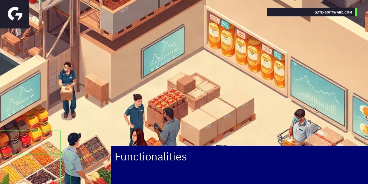 Dashboard showing spice store inventory and product details