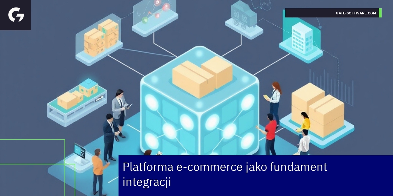 Schemat integracji platformy e-commerce z systemami ERP CRM