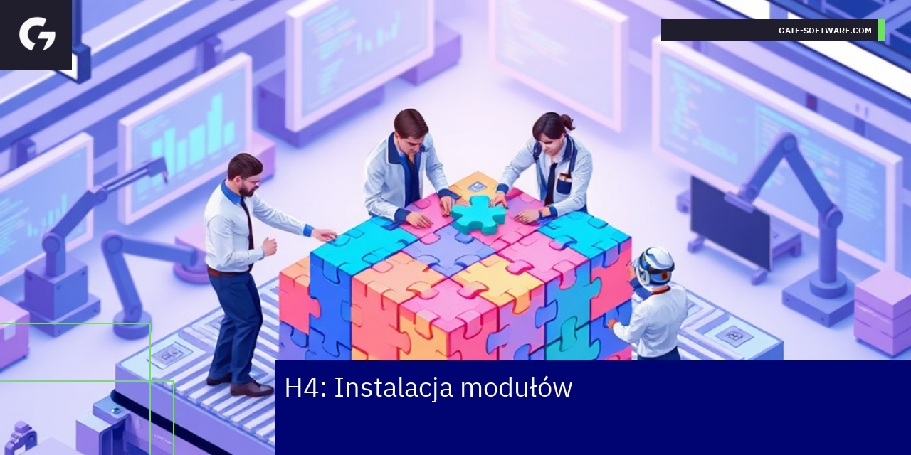 Schemat instalacji modułów w Hyva platformie