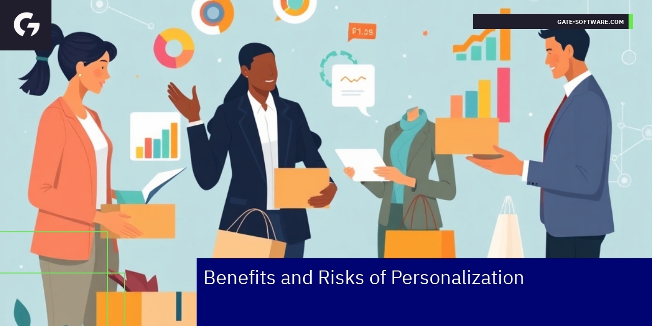 Magento Personalization Benefits and Risks Illustration of Magento personalization benefits and challenges
