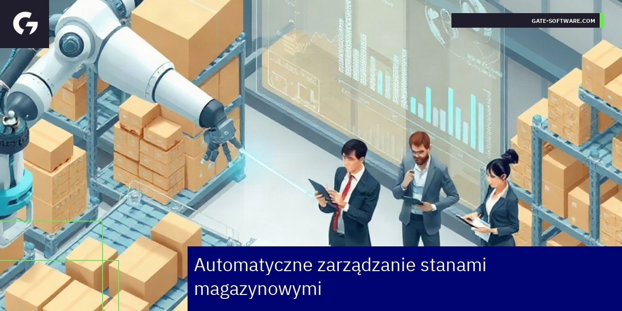Schemat AI zarządzający zapasami w magazynie
