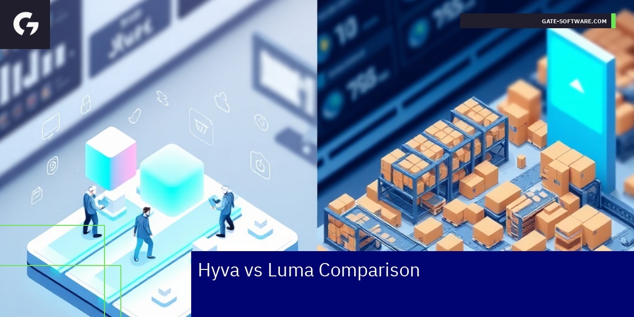 Comparison chart of Hyva and Luma ecommerce themes