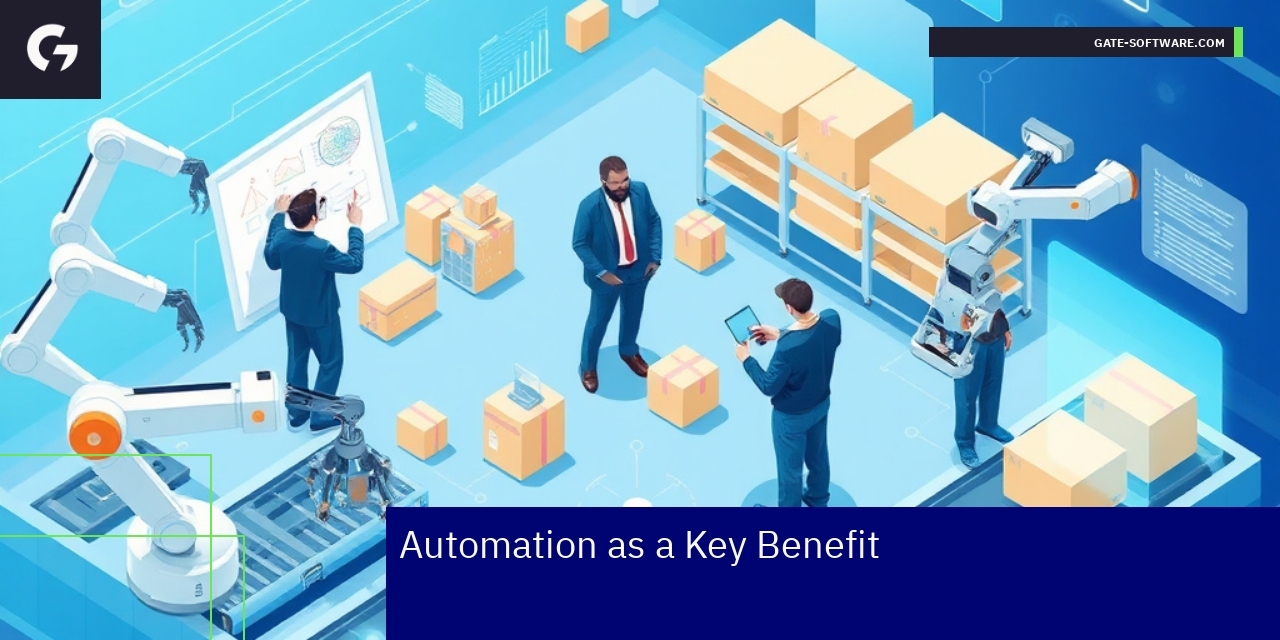Automation process and integration workflow illustration