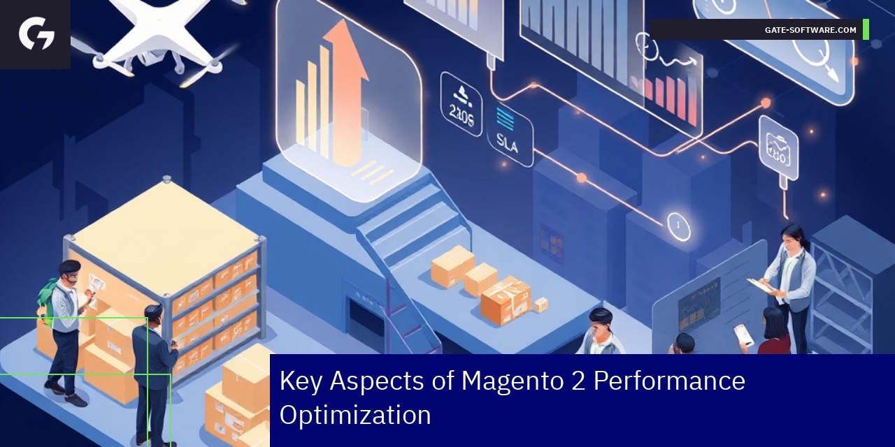 Graph showing Magento 2 performance optimization elements