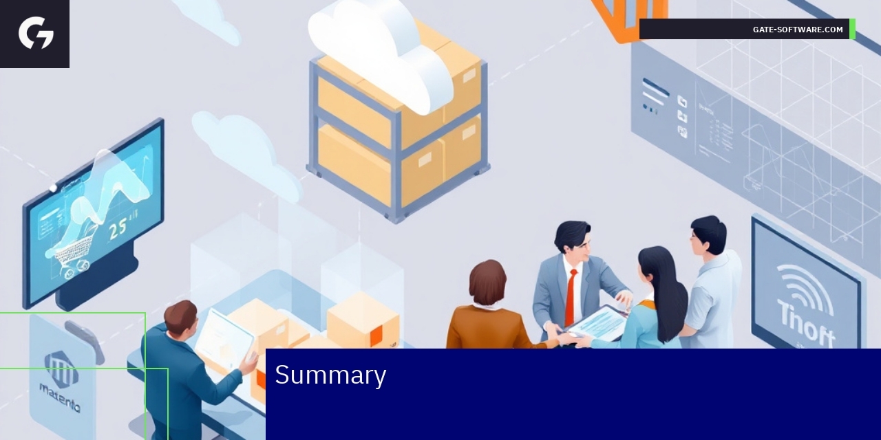 Magento 2 Support and Maintenance Strategy Illustration of Magento specialist supporting ecommerce