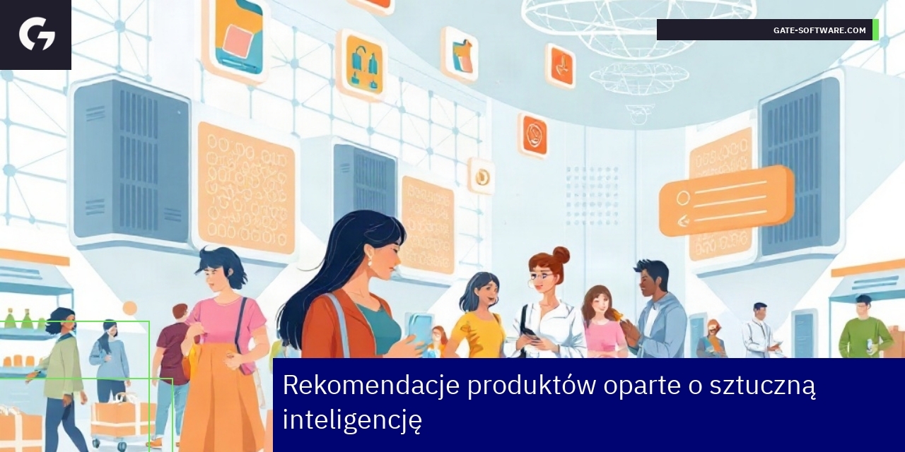 Grafika przedstawiająca AI w personalizacji zakupów