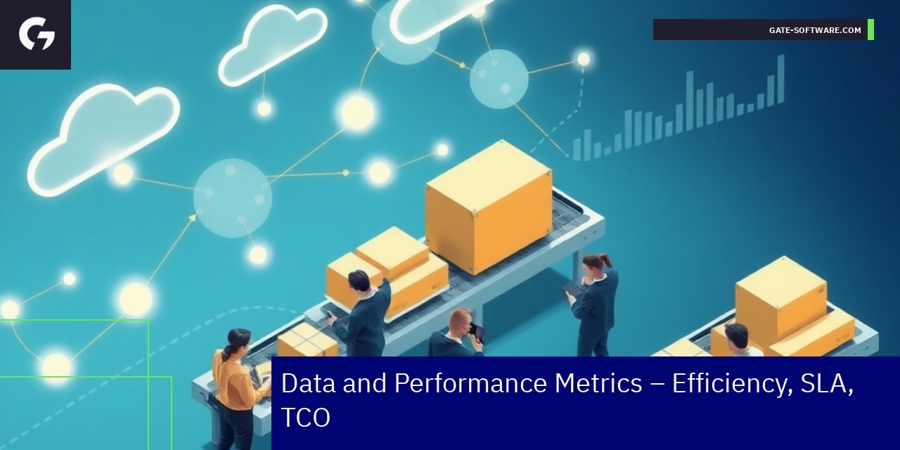 Graph showing B2B performance and efficiency metrics