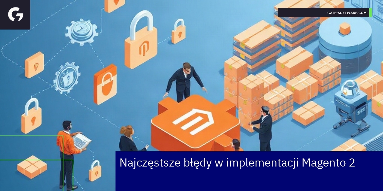 Schemat przedstawiający błędy implementacji Magento 2
