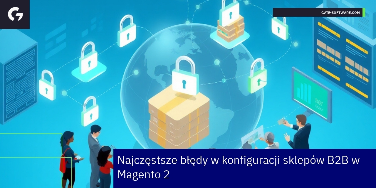 Schemat błędów konfiguracji sklepów B2B w Magento 2