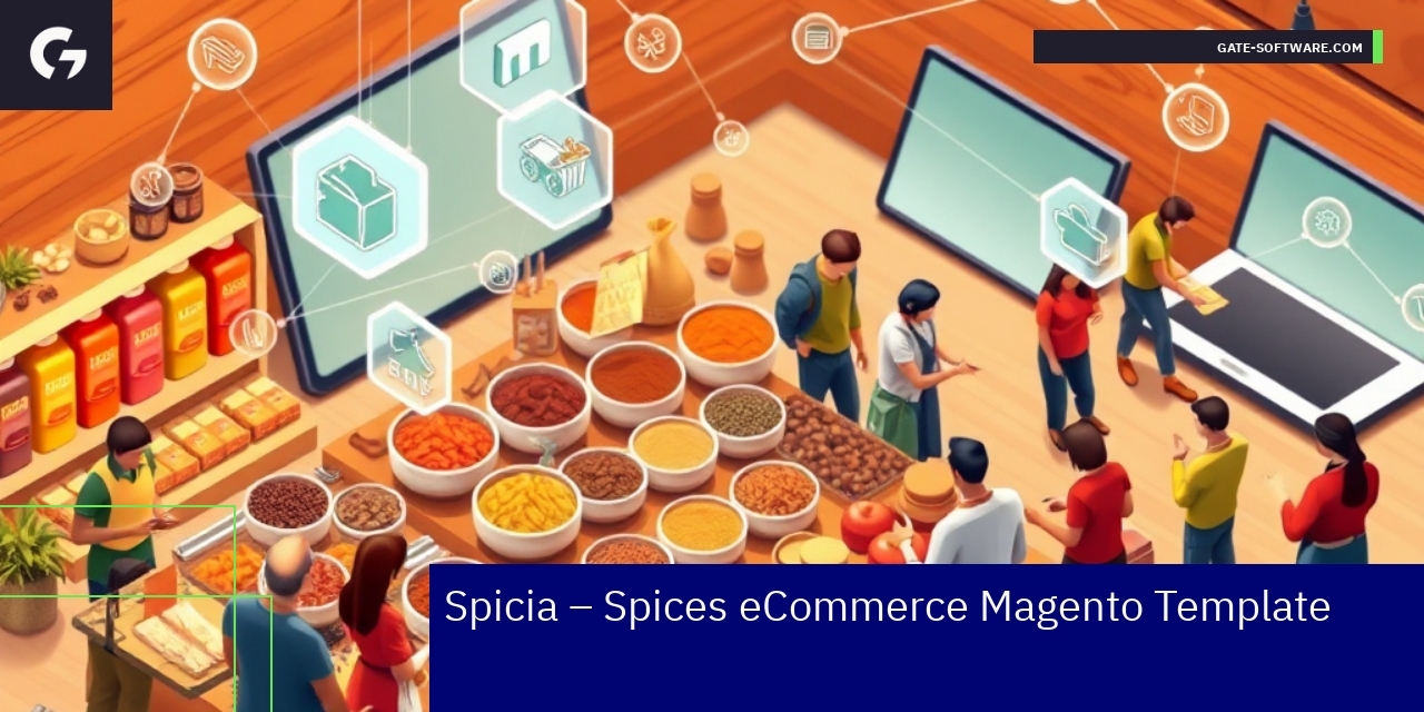 Magento 2 Spices eCommerce template interface design